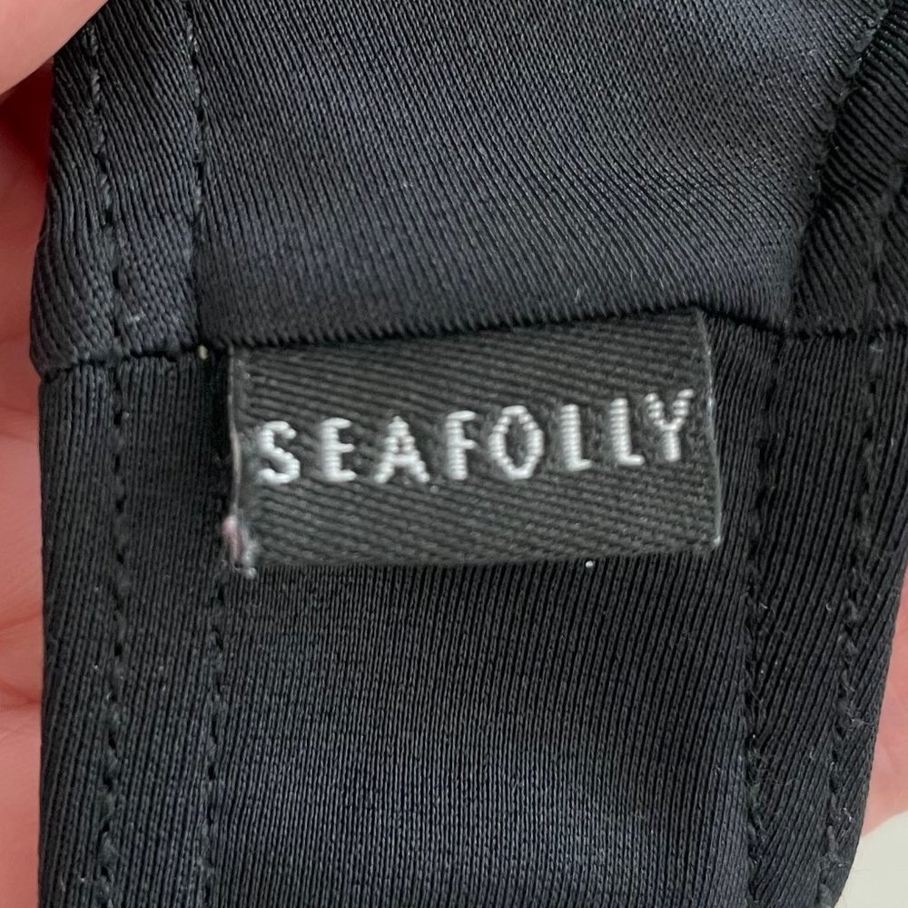 Seafolly Australia Nylon Elastane Lined Bikini Bottoms Black Sz 8 US/10 CDA - Picture 6 of 7